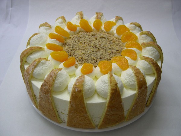 Orangen-Sahne-Torte